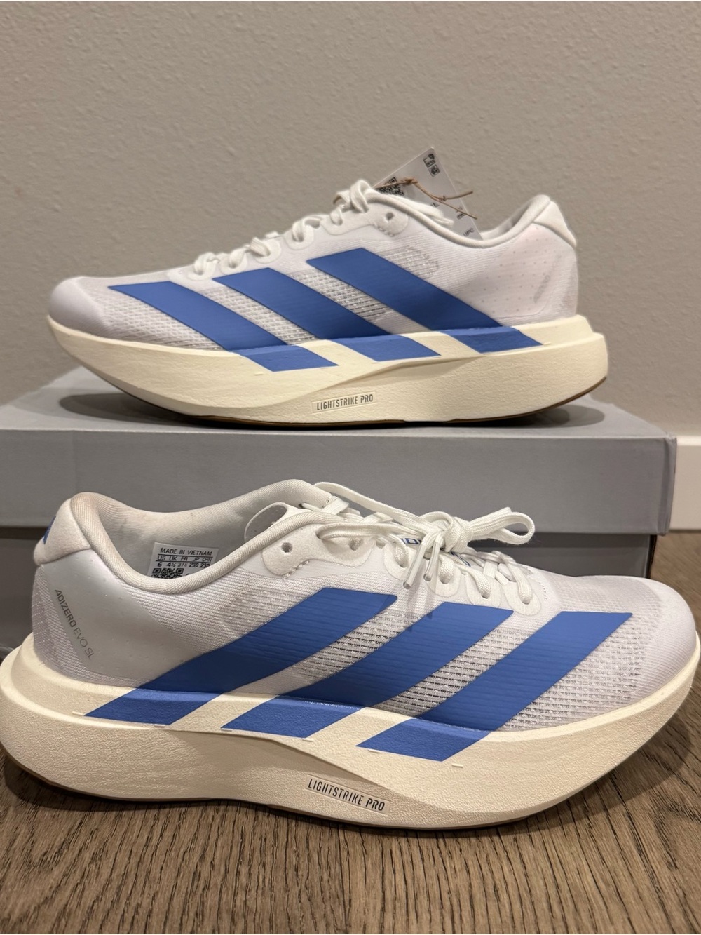Adidas Adizero Evo SL White Blue
